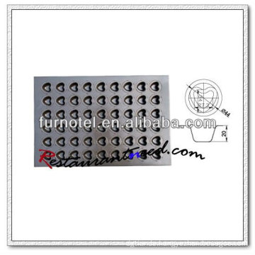 V072 Silicon Non-Stick 54 Cups Heart Shape Cake Mould